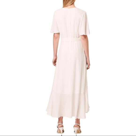 French Connection Emina Belted High/Low Midi Dress
White 6 - Picture 4 of 12